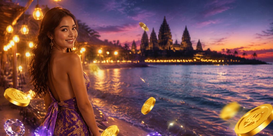 Suasana pantai Indonesia dengan hiburan kasino online togelcc